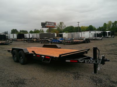 New 2026 Eagle 7x18 14k Flatbed Trailer