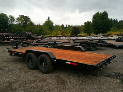 New 2026 Eagle 7x18 14k Flatbed Trailer