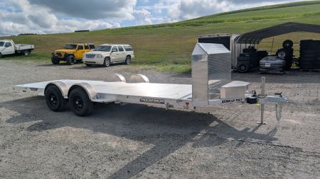 New 2026 Aluma HD 20' (20" Stationary + 20'5" Tilt) Executive Series LP Tilt Car Hauler w/ 50" Ramps - ZERO DEGREE APPROACH!!!