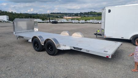 New 2026 Aluma HD 20' (20" Stationary + 20'5" Tilt) Executive Series LP Tilt Car Hauler w/ 50" Ramps - ZERO DEGREE APPROACH!!!
