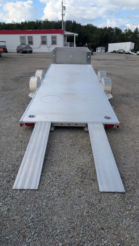 New 2026 Aluma HD 20' (20" Stationary + 20'5" Tilt) Executive Series LP Tilt Car Hauler w/ 50" Ramps - ZERO DEGREE APPROACH!!!