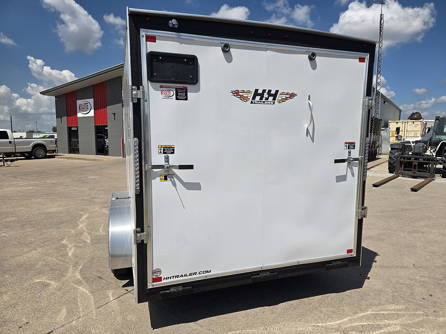 New 2026 H&H Trailers 7x14 HH Series Flat Top V-Nose 7K Cargo / Enclosed Trailer