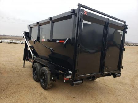 New 2024 MAXXD ROX8314G 83" X 14' GOOSENECK ROLL-OFF TRAILER W/ 1 BIN (GVWR17500#)