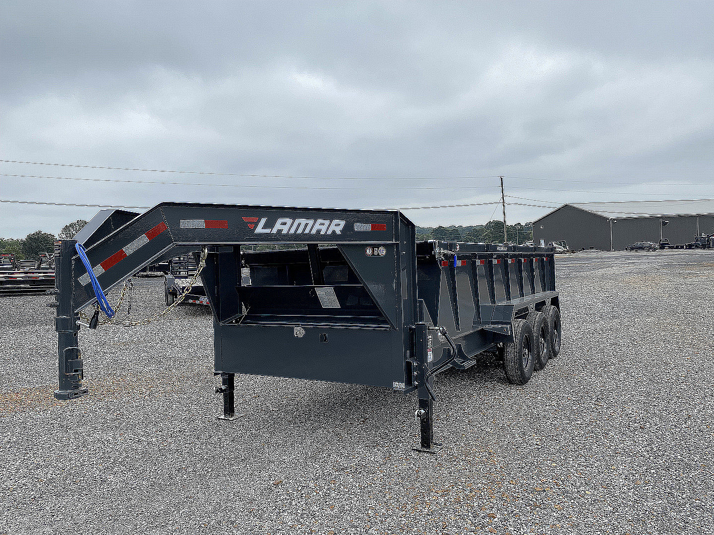 New 2026 Lamar Dump Trailer | 83" x 16' | 21K GVWR