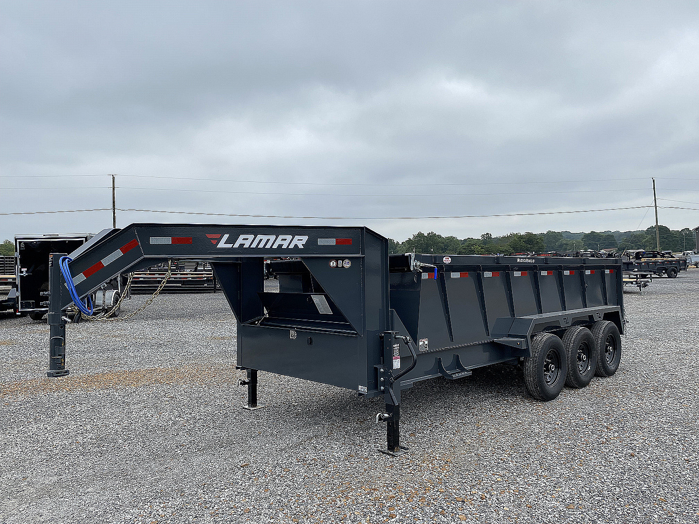 New 2026 Lamar Dump Trailer | 83" x 16' | 21K GVWR