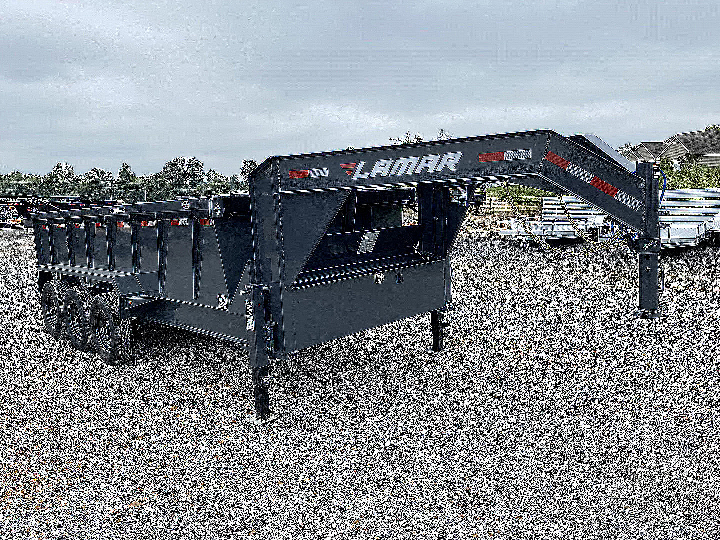 New 2026 Lamar Dump Trailer | 83" x 16' | 21K GVWR