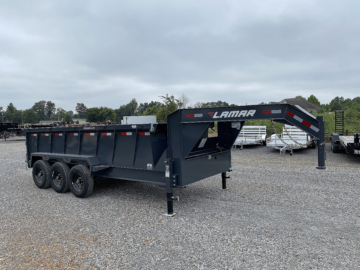 New 2026 Lamar Dump Trailer | 83" x 16' | 21K GVWR