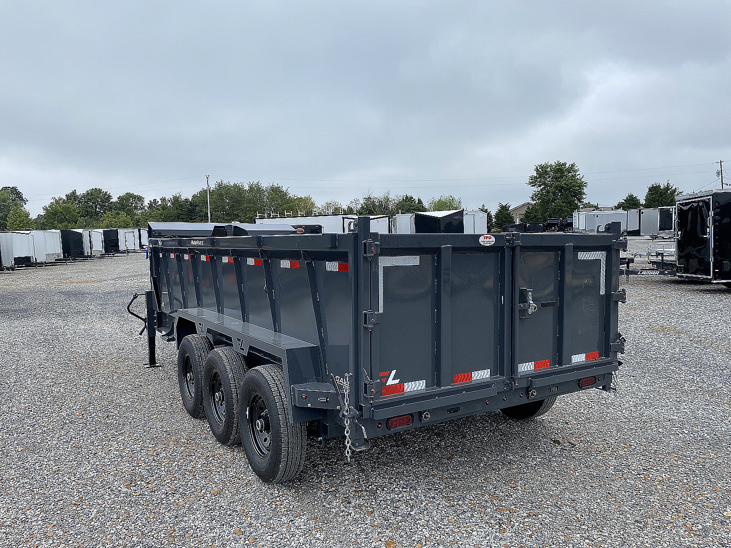 New 2026 Lamar Dump Trailer | 83" x 16' | 21K GVWR