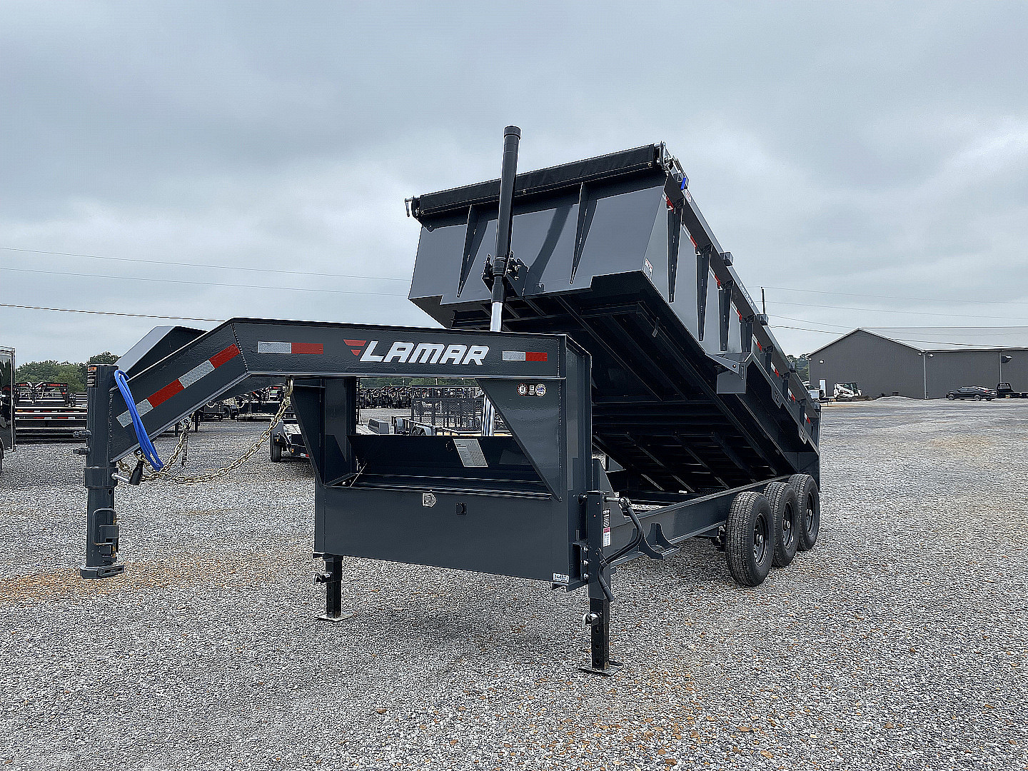 New 2026 Lamar Dump Trailer | 83" x 16' | 21K GVWR