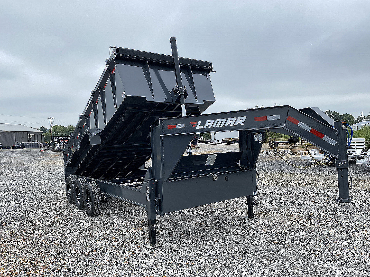 New 2026 Lamar Dump Trailer | 83" x 16' | 21K GVWR