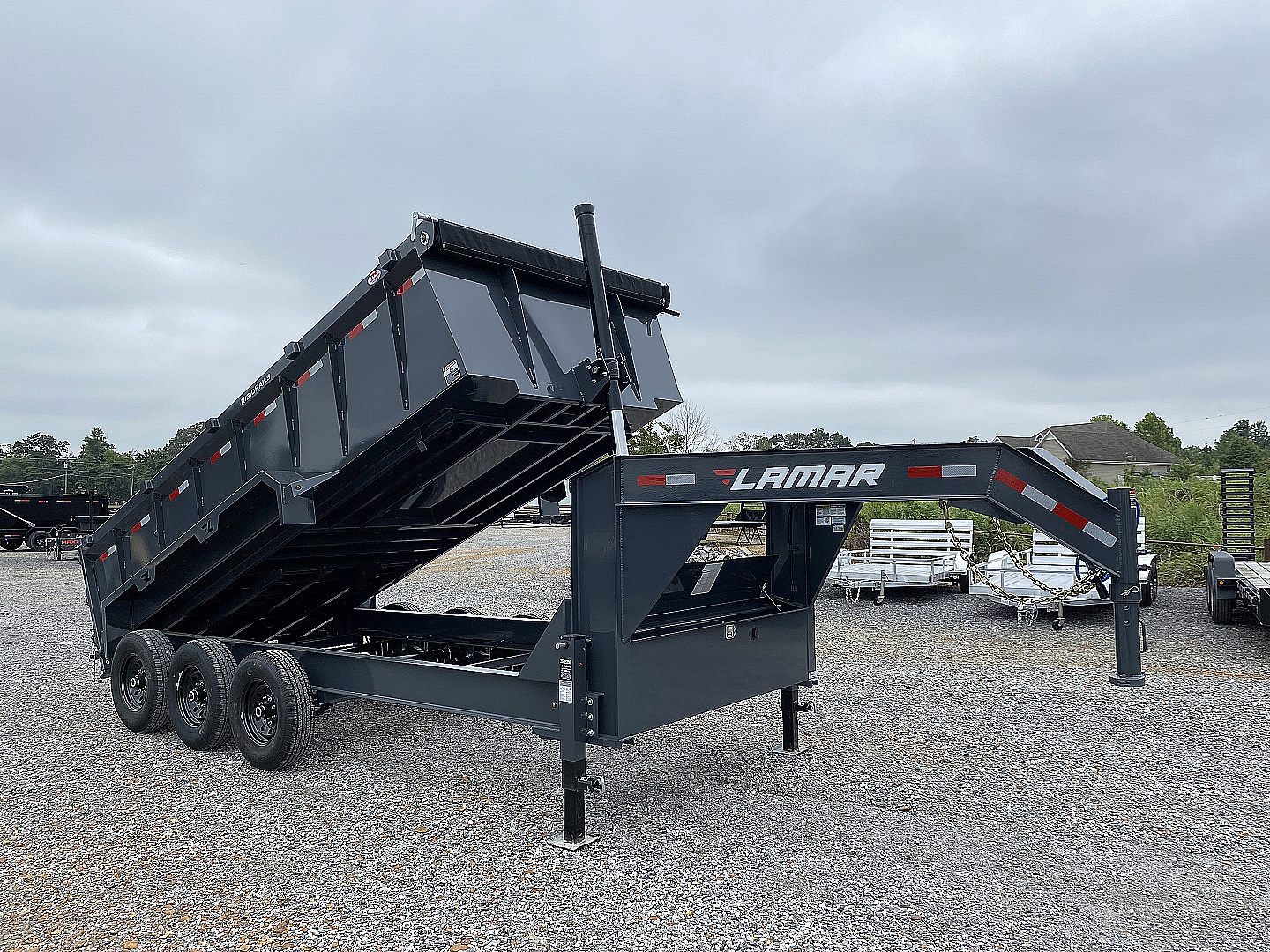 New 2026 Lamar Dump Trailer | 83" x 16' | 21K GVWR