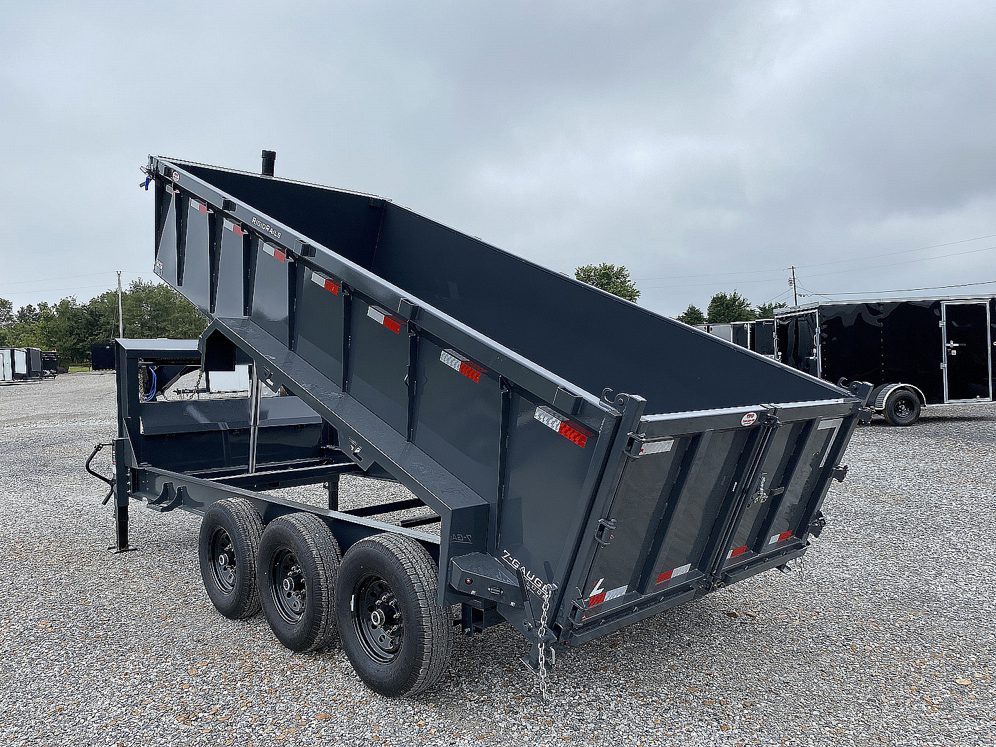 New 2026 Lamar Dump Trailer | 83" x 16' | 21K GVWR