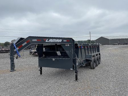 New 2026 Lamar Dump Trailer | 83" x 16' | 21K GVWR