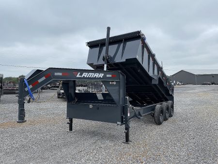 New 2026 Lamar Dump Trailer | 83" x 16' | 21K GVWR