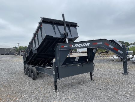 New 2026 Lamar Dump Trailer | 83" x 16' | 21K GVWR