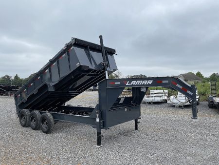 New 2026 Lamar Dump Trailer | 83" x 16' | 21K GVWR