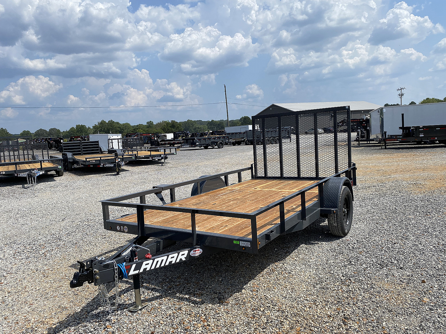 New 2026 Lamar Utility Trailer | 77" x 12' | 3k GVWR