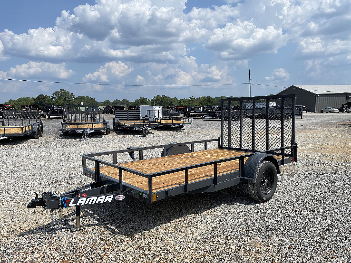 New 2026 Lamar Utility Trailer | 77" x 12' | 3k GVWR