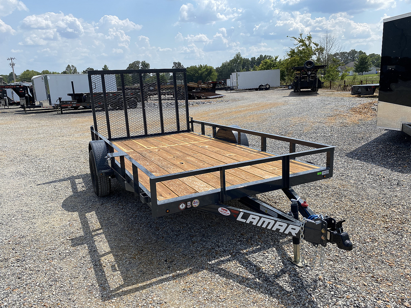 New 2026 Lamar Utility Trailer | 77" x 12' | 3k GVWR