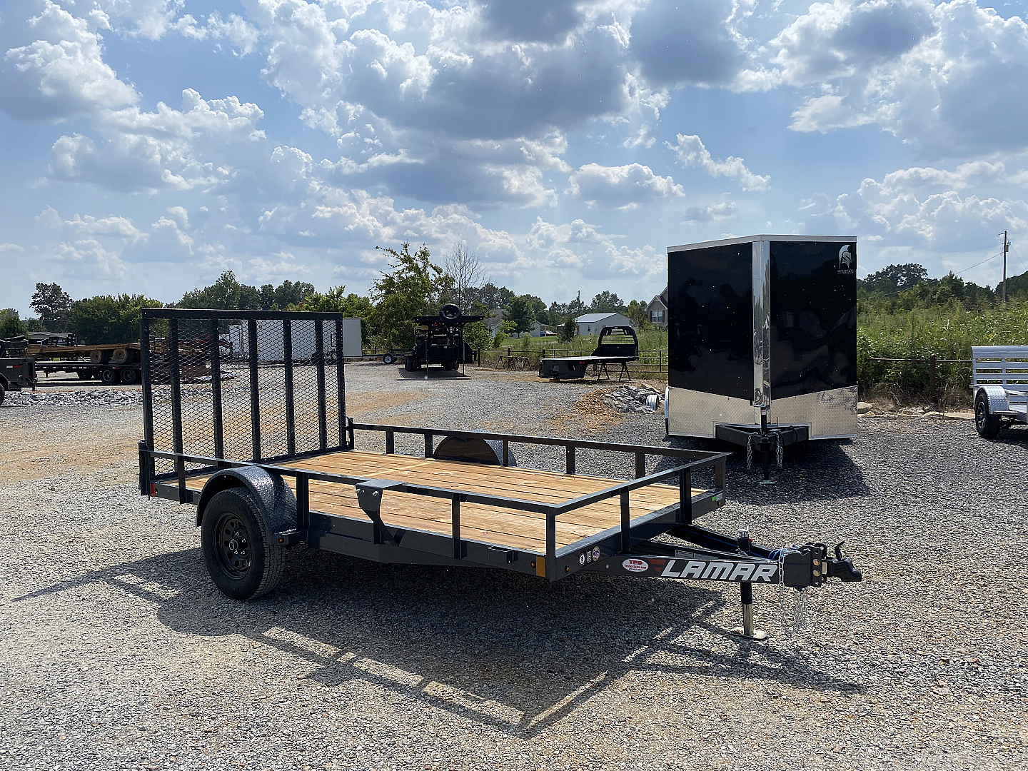 New 2026 Lamar Utility Trailer | 77" x 12' | 3k GVWR