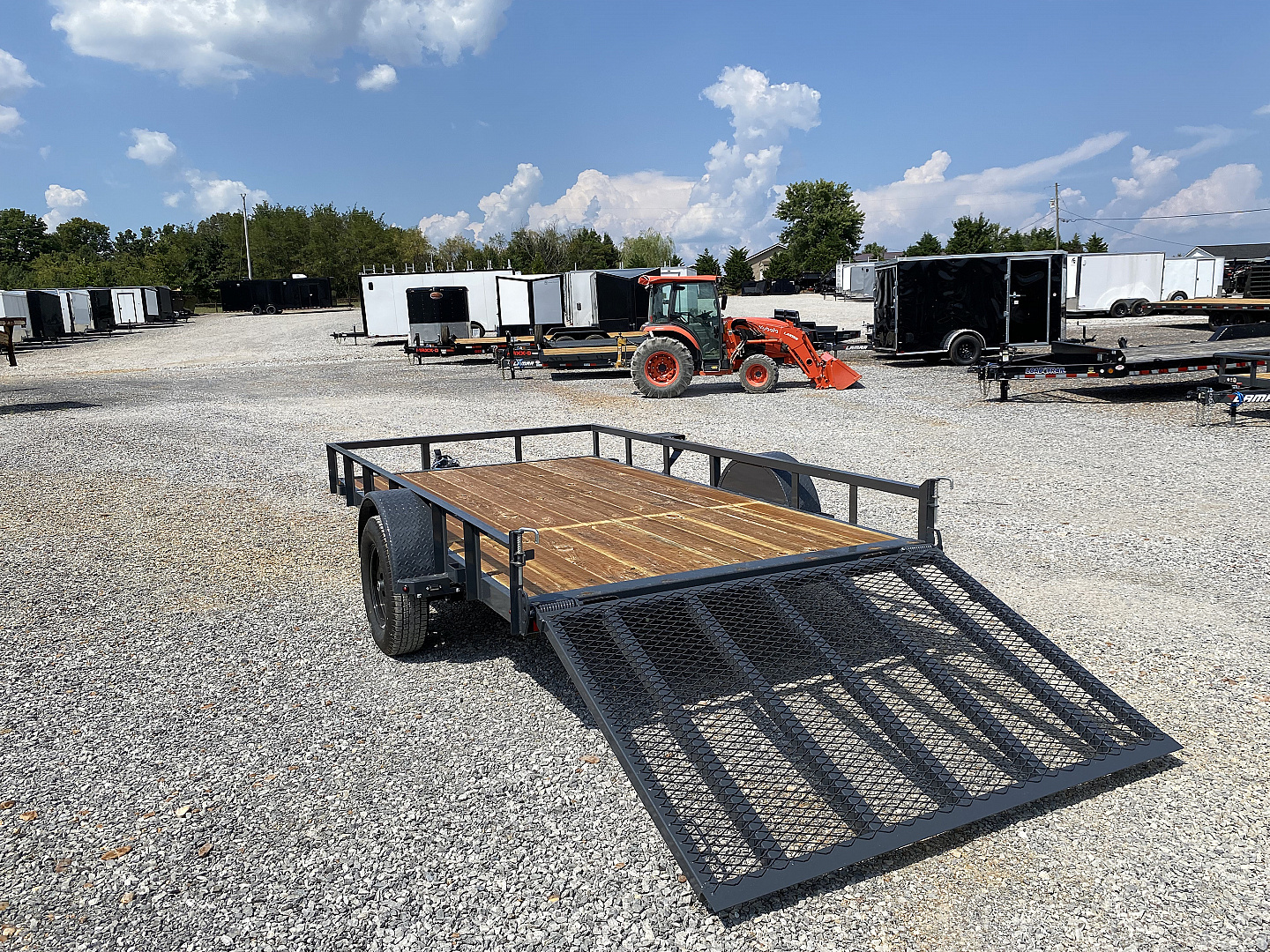 New 2026 Lamar Utility Trailer | 77" x 12' | 3k GVWR
