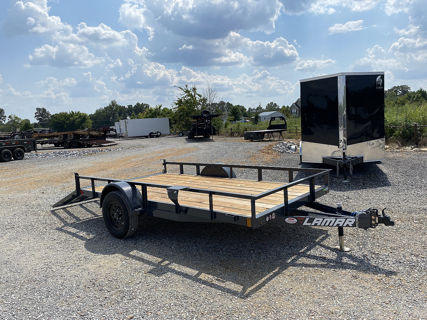 New 2026 Lamar Utility Trailer | 77" x 12' | 3k GVWR