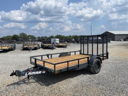 New 2026 Lamar Utility Trailer | 77" x 12' | 3k GVWR