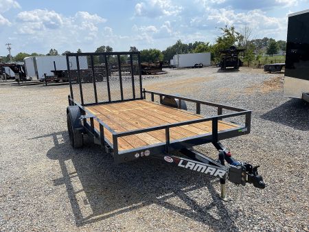 New 2026 Lamar Utility Trailer | 77" x 12' | 3k GVWR