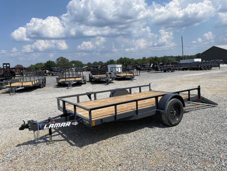 New 2026 Lamar Utility Trailer | 77" x 12' | 3k GVWR