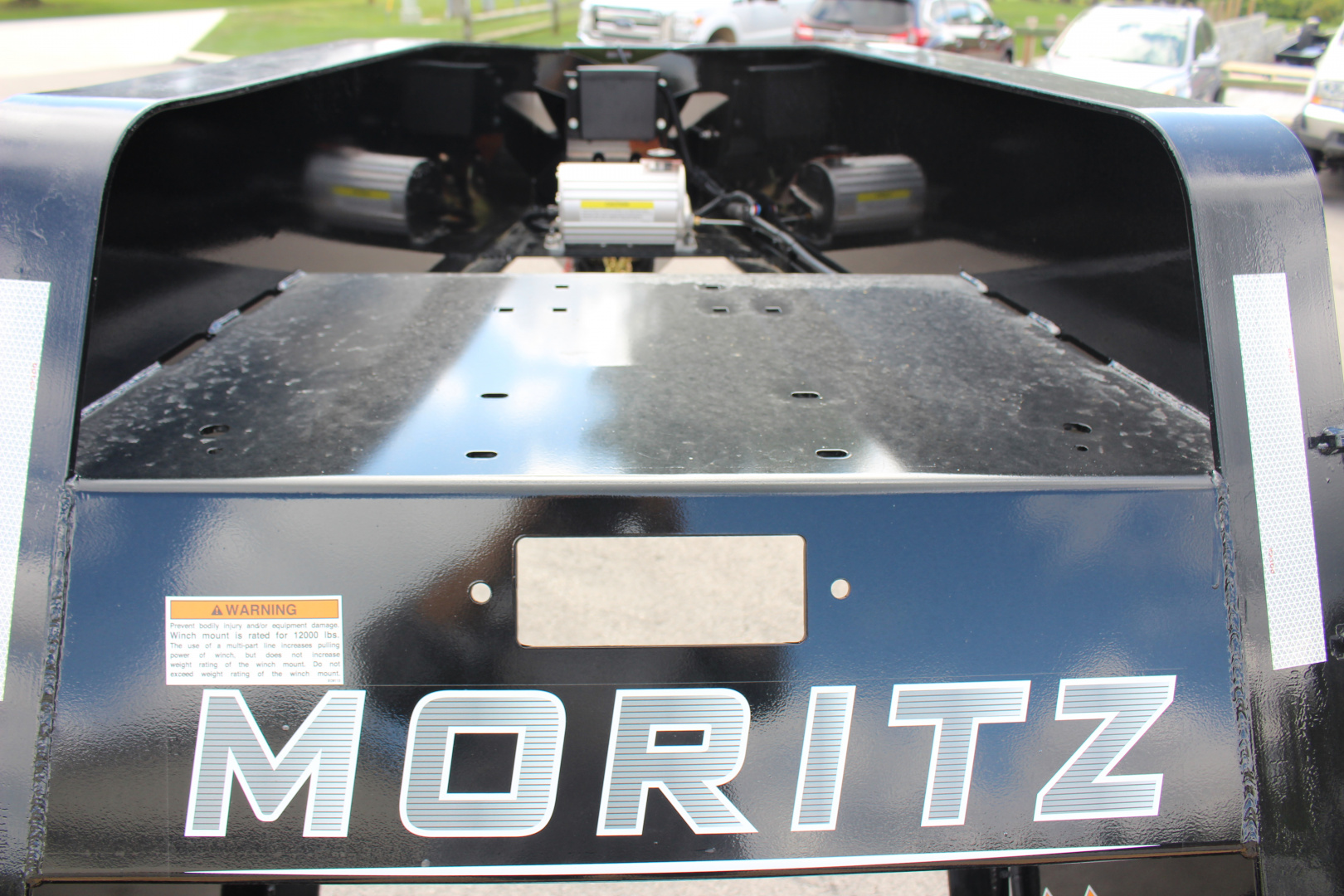 New 2025 Moritz FDGH Hydraulic Tail 34' GOOSENECK Deckover Flatbed Trailer- 25900# GVW