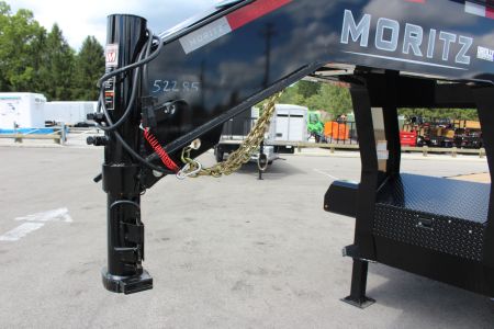 New 2025 Moritz FDGH Hydraulic Tail 34' GOOSENECK Deckover Flatbed Trailer- 25900# GVW