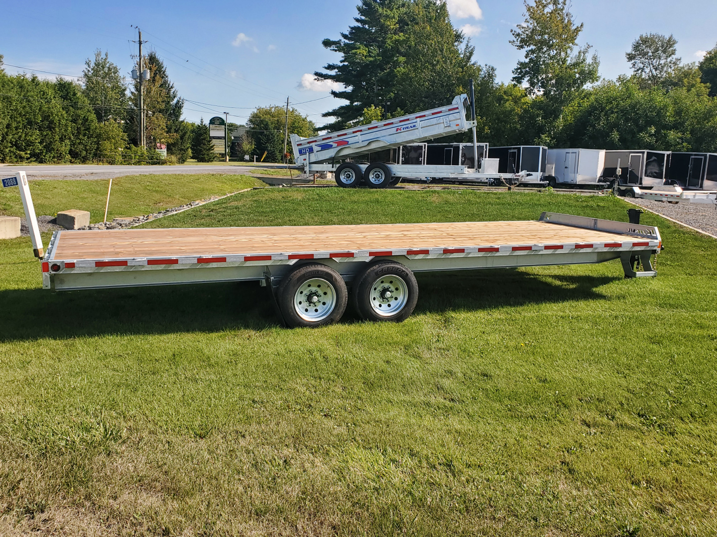 New 2026 K-Trail 24' 8.5 Ton Deckover Flatbed Trailer