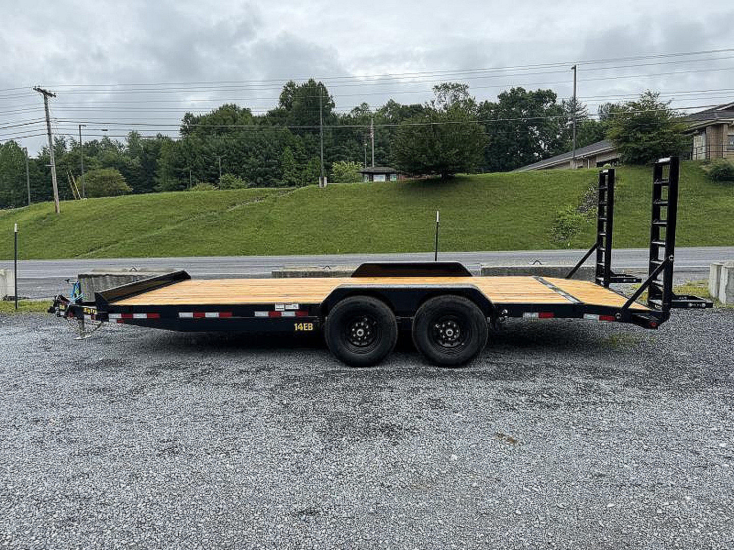 New 2025 Big Tex  14EB 7X18 Equipment Trailer 14K G.V.W.R.