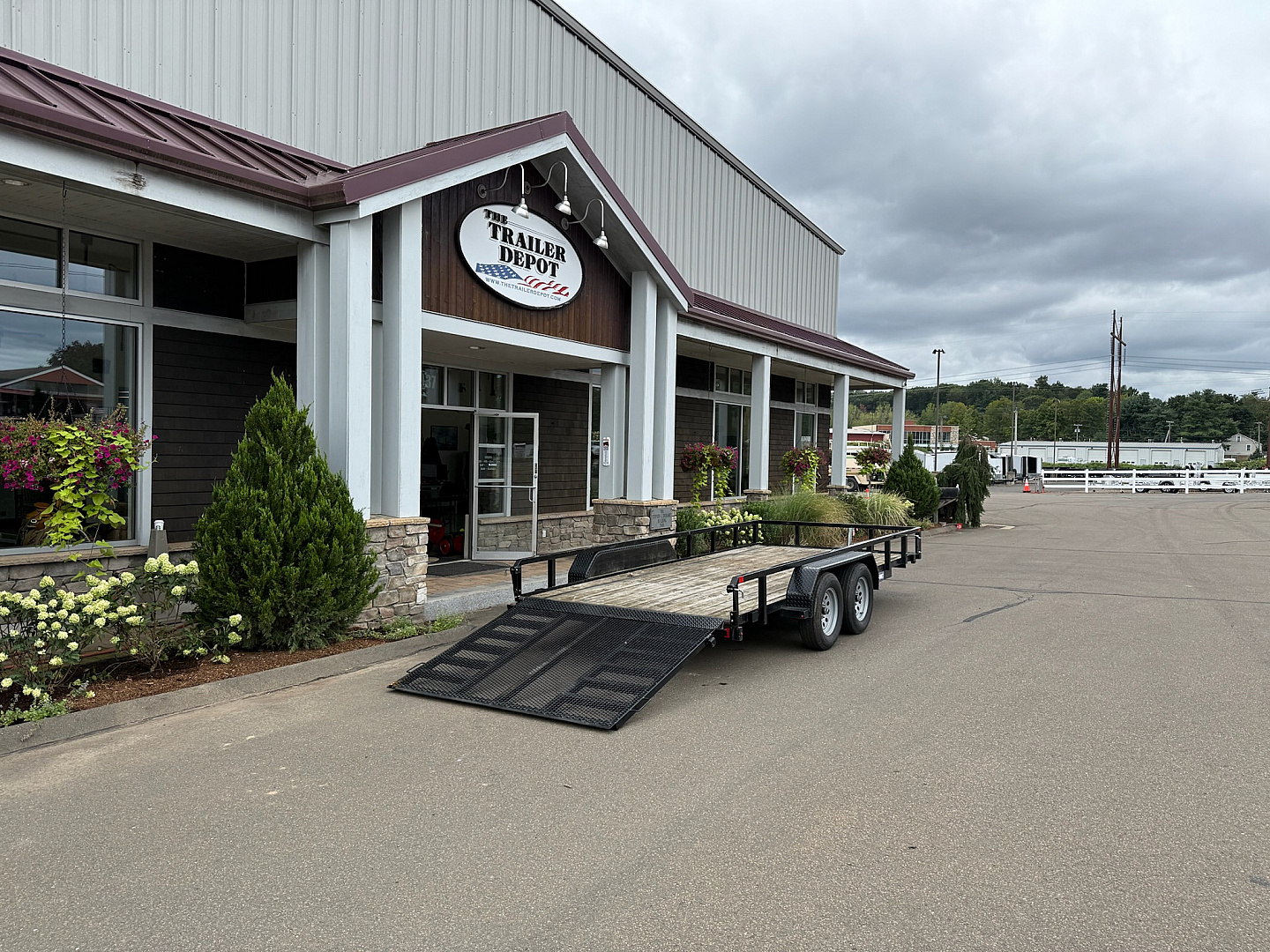 Used Sure-Trac 7′ X 16′ OPEN LANDSCAPE TRAILER 7K