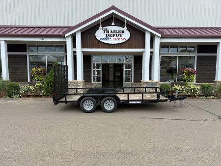 Used Sure-Trac 7′ X 16′ OPEN LANDSCAPE TRAILER 7K