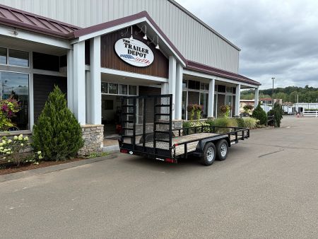 Used Sure-Trac 7′ X 16′ OPEN LANDSCAPE TRAILER 7K