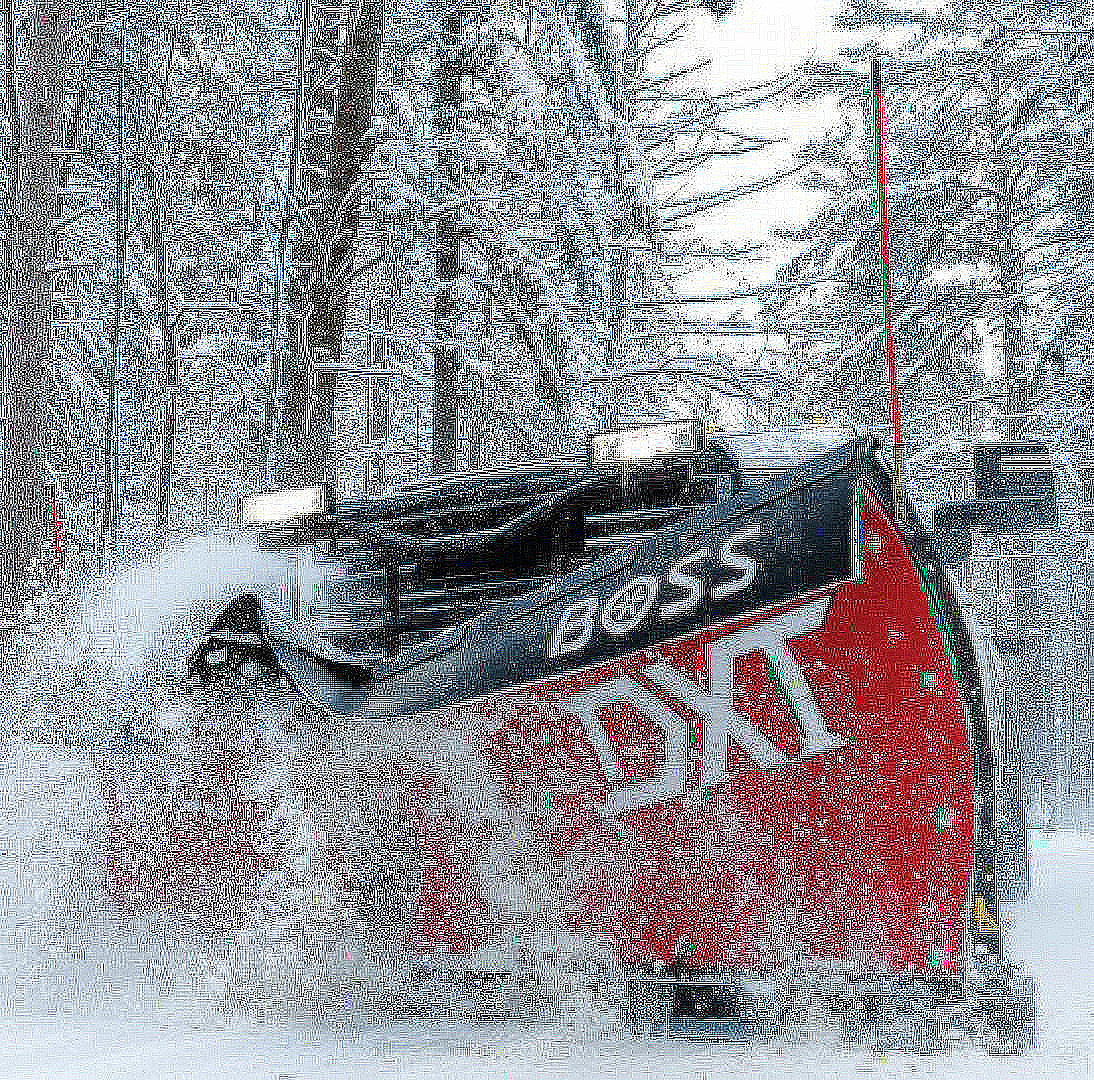 New 2026 BOSS Snowplow 8'2" Steel DXT V-Plow - Dual Trip Edge w/Cold Front Tech