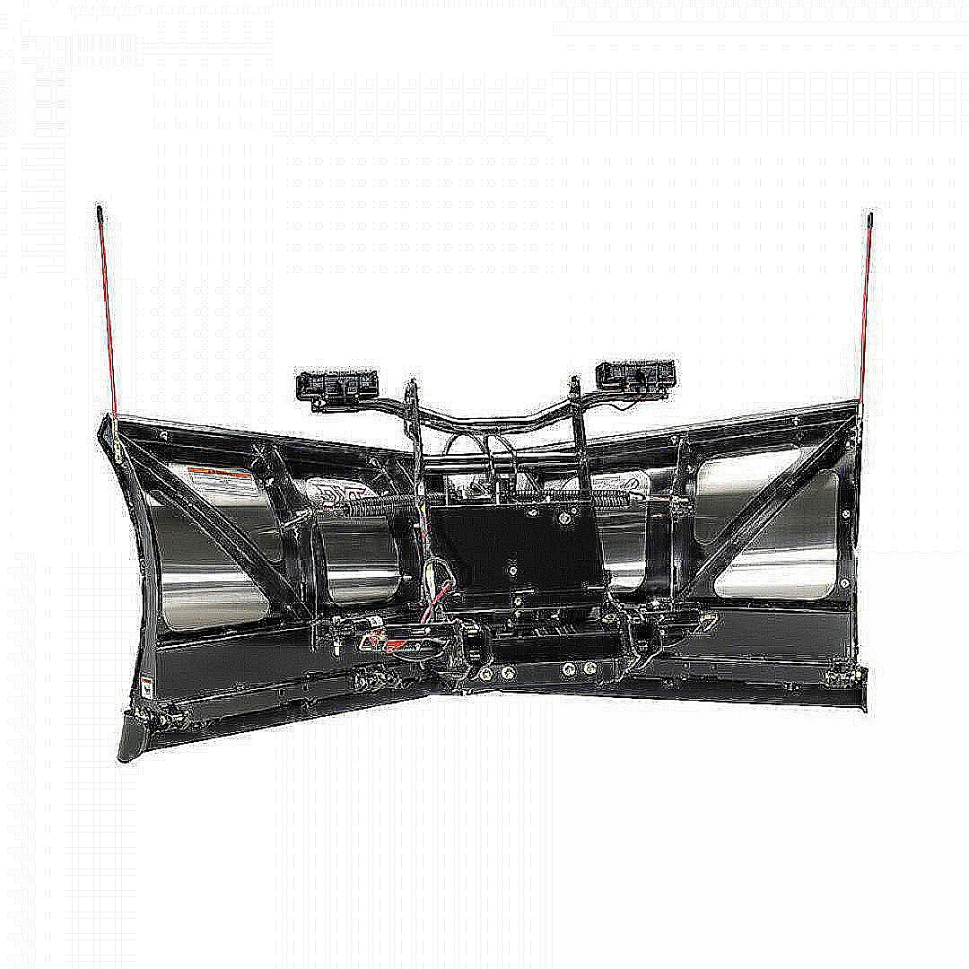 New 2026 BOSS Snowplow 9'2" Stainless Steel DXT V-Plow - Dual Trip Edge w/Cold Front Tech