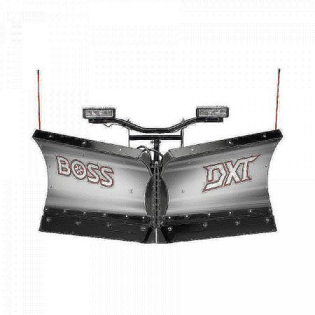 New 2026 BOSS Snowplow 9'2" Stainless Steel DXT V-Plow - Dual Trip Edge w/Cold Front Tech