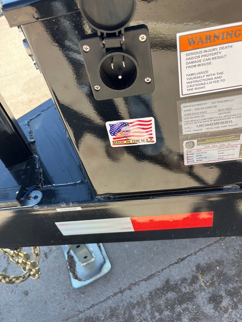 New 2025 JCE 750 Fuel Trailer