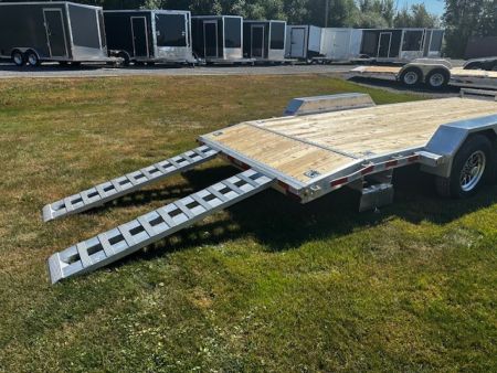 New 2026 Enbeck 18' All Aluminum Car Hauler/Equipment Hauler Equipment Trailer
