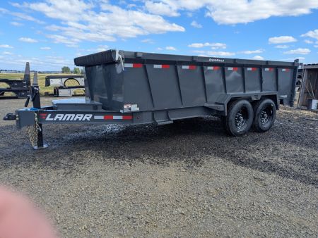 New 2025 LAMAR TRAILERS 83" x 16' -14K Dump Trailer 36" SIDES