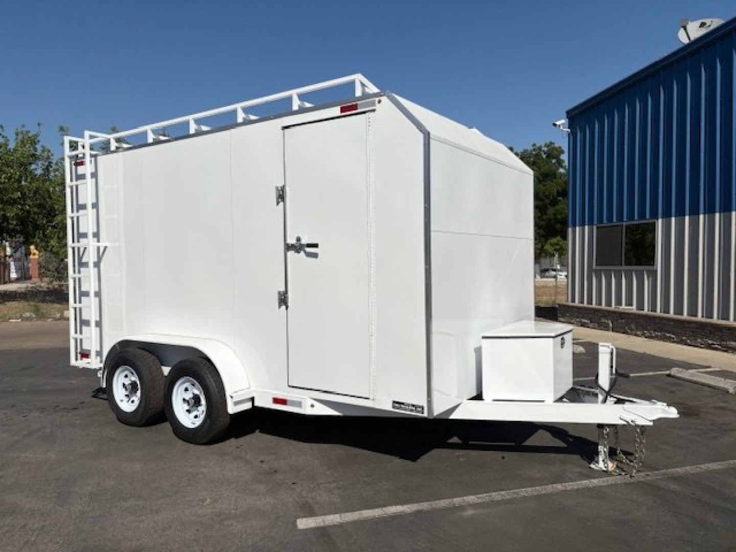 New 2026 TRU 7'x14'x7' Work Horse Trailer 7K White, Black, or Grey