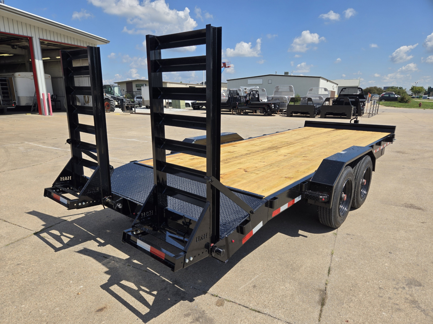 New 2026 H&H Trailers 82x18+2 Industrial Equipment Trailer 16K Equipment Trailer