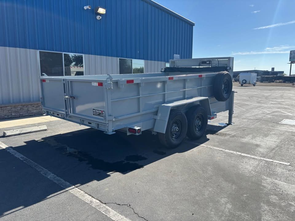 New 2026 TRU Gooseneck 7x14x2 Dump Trailer 14,000lbs GVWR