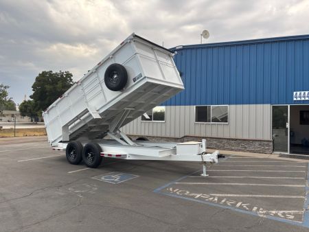 New 2026 Tru 7'x16'x4' Bumper Pull Dump Trailer 14k