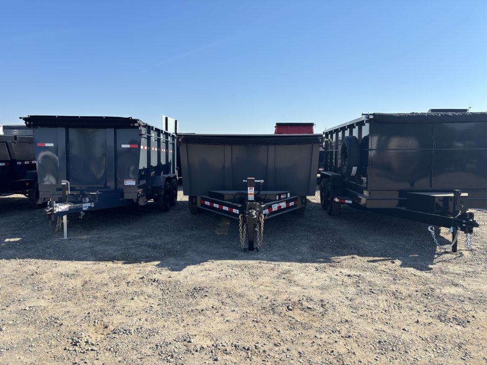 New GR 7'x16'x 42 Inch Walls Low-Profile Design Dump Trailer 14,000lbs GVWR