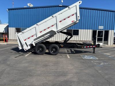 New GR 7'x16'x 42 Inch Walls Low-Profile Design Dump Trailer 14,000lbs GVWR
