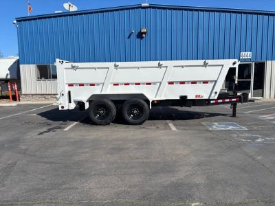 New GR 7'x16'x 42 Inch Walls Low-Profile Design Dump Trailer 14,000lbs GVWR