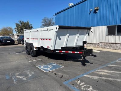New GR 7'x16'x 42 Inch Walls Low-Profile Design Dump Trailer 14,000lbs GVWR